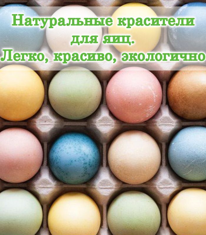 Натуральные красители для яиц. Легко, эффектно, экологично
